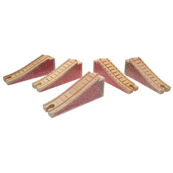 Thomas & Friends | Toys | Vintage Lot Of 5 Thomas Friends Wood Red ...